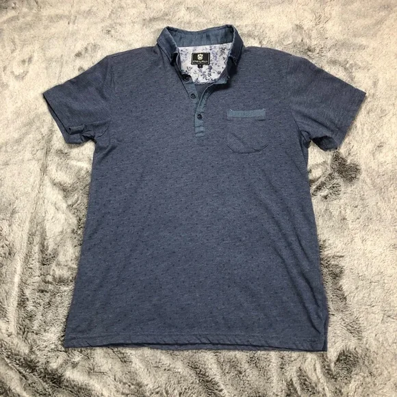 Steel and Jelly Gray Polo Shirt Men’s Small - Picture 2 of 8